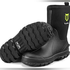 (S-4199) TIDEWE Rubber Boots for Men Sz 10